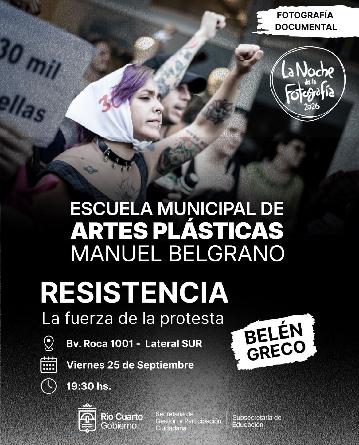 Flyer de La noche de la Fotografía