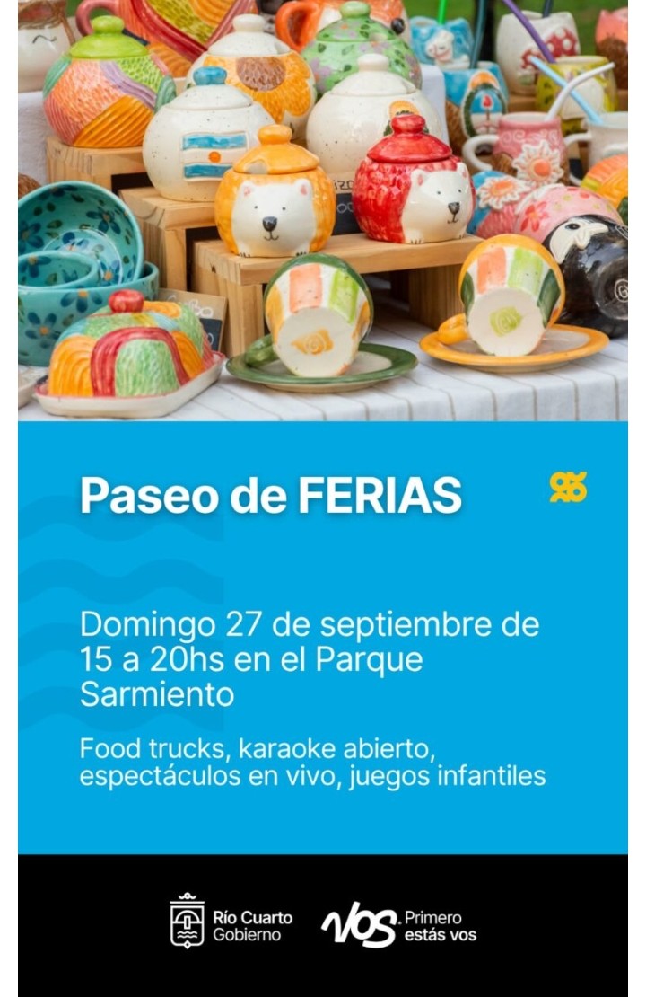 Flyer de Paseo de ferias